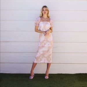 Gorgeous peach dress